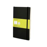 Moleskine notitieboek, ft 13 x 21 cm, effen, soepele cover, 192 bladzijden, zwart - thumbnail