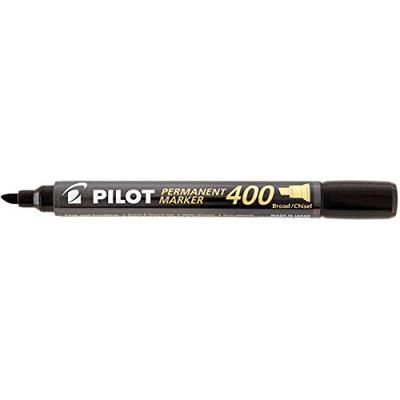 Permanente markeerstift Pilot SCA-400 Zwart (12 Stuks)