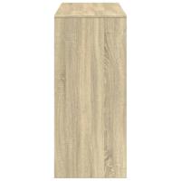 Bartafel met schap 124x46x103,5 cm hout sonoma eikenkleur - thumbnail