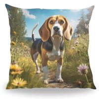 Kussen - Huisdier Portret - Beagle 2 - Pillow Buddies - thumbnail