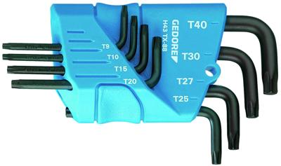 Gedore Stiftsleutelset Torx 8-dlg. - 1531425