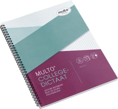 Multo collegedictaat ft A4, geruit 5 mm, 23-gaats