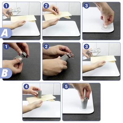 Wenko 2 fornuisafdekplaten (Terrazzo) Wenko 2 fornuisafdekplaten (Terrazzo)