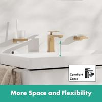 Hansgrohe Tecturis E ééngreeps wastafelkraan 110 met PopUp trekwaste, Brushed Bronze - thumbnail