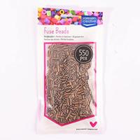 Vaessen Creative • strijkkralen tweekleurig oker-zwart 550st. - thumbnail