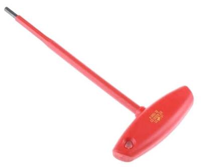 Wiha 334N040150 Stiftsleutel met dwarsgreep electric zeskant 4.0 mm x 176 mm - 27928