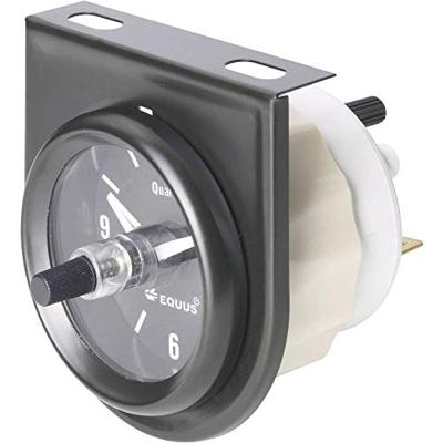 Equus 656789 Inbouwmeter (auto) Kwartsklok analoog 4 LEDs Blauw, Groen, Geel, Rood 52 mm