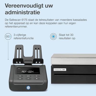 Safescan geldtelweegschaal 6175