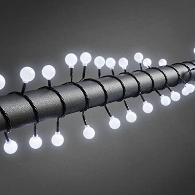 Konstsmide 3696-207 Mini-lichtketting Buiten werkt op het lichtnet Aantal lampen 80 LED Koudwit Verlichte lengte: 6.32 m