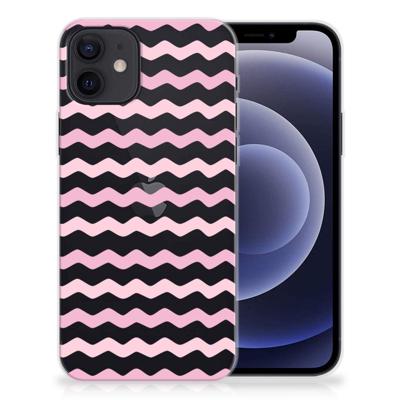 iPhone 12 | 12 Pro (6.1") | TPU bumper | Waves Roze