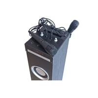 Inovalley HP49CD - Bluetooth geluidstoren - CD speler en Karaoke functie - 100W - FM radio - USB poort - Aux-in ingang - Zwart - thumbnail