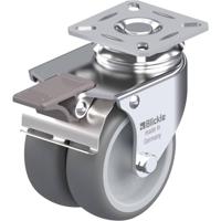 Blickle LDA-TPA 75G-FI Dubbel zwenkwiel Wieldiameter: 75 mm Draagvermogen (max.): 100 kg 1 stuk(s) - thumbnail