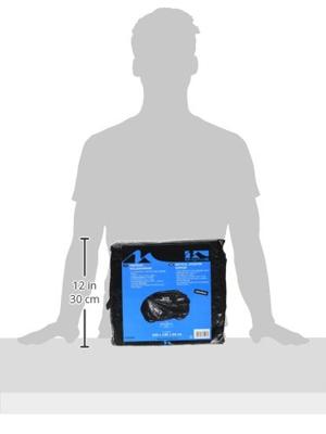 M-Wave Fietsgarage xxl - beschermende peva fietsgarage voor alle standaard fietsen, scooters - 230x135x65 cm - tarpaulin materiaal - zwart