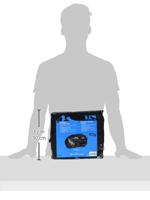 M-Wave Fietsgarage xxl - beschermende peva fietsgarage voor alle standaard fietsen, scooters - 230x135x65 cm - tarpaulin materiaal - zwart - thumbnail