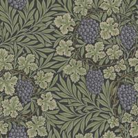 Dutch Wallcoverings Hidden Treasures - Vine Zw/Blauw - thumbnail