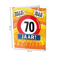 Raambord 70 Jaar Verjaardag (60x45cm) - thumbnail