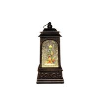 Lantaarn kerstboom 20,5x9 cm bruin Anna's Collection - Annas collection - thumbnail