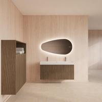 Badmeubelset Gliss Design Hybris Ash Grey Met Wastafel 120 cm - thumbnail