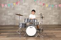 Pearl RSJ465C/C31 Roadshow Junior Jet Black kinderdrumstel - thumbnail