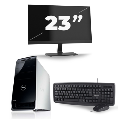 Dell XPS 8300 Tower - Intel Core i7-2e Generatie - 16GB RAM - 256GB SSD - Windows 10 + 1x 23 inch Monitor