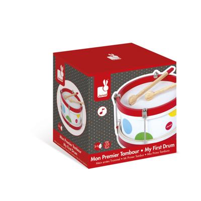 Janod houten trommel Confetti Janod houten trommel Confetti