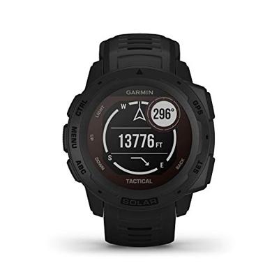 GARMIN Instinct Solar Tactical Edition, Health Smartwatch, GPS, Zonne-Energie, Waterdicht, Sport & Fitness Functies