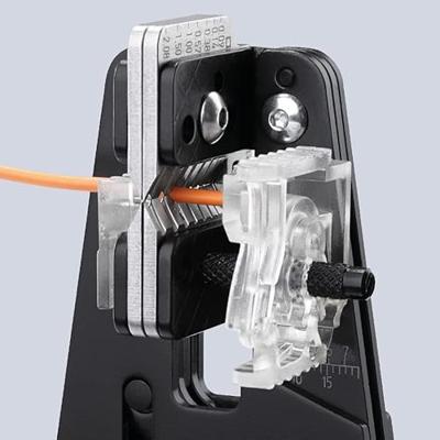 Knipex Precisie afstriptang gebruineerd 195 mm | afstripcapaciteit : 0,14 - 6,0mm - 121206 - thumbnail