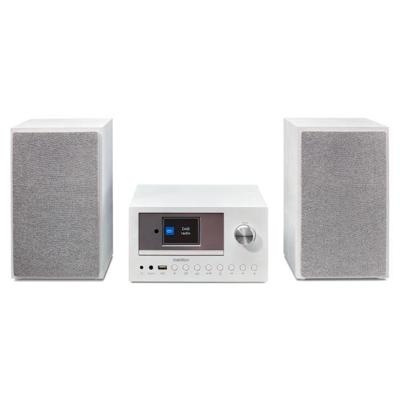 Mini HiFi System - MEDION - Radio Internet DAB/FM - Lettore CD - 2x15W RMS - Bianco