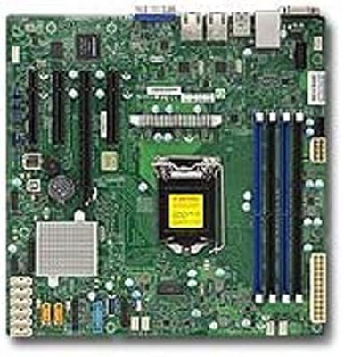 SUPERMICRO X11SSM-F - Moederbord - MicroATX - Socket 1151 - C236 - 2 x Gb LAN - 8 x SATA-600
