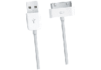 Cellularline USBDOCKCIPHONE USB-datakabel voor Apple iPhone 3/3GS/4/4S wit - thumbnail