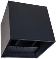 Wandlamp zwart CUBE 10x10x10cm 2700K Up en Down 6W 220 lumen dimbaar lichtbundels verstelbaar - thumbnail