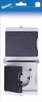 Kopp SWD opbouw stopcontact RA dubbel horizontaal - 6628120 - thumbnail