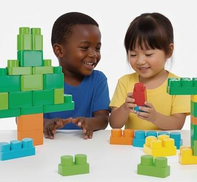 Boot met Bouwblokken Moltó Blocks (60 pcs)