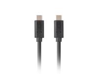 USB-C-kabel Lanberg CA-CMCM-32CU-0010-BK Zwart 1 m - thumbnail