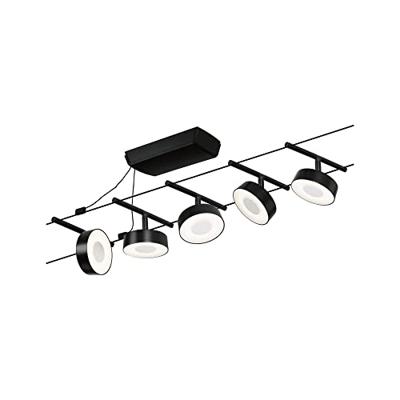 Paulmann WS DC Circle Kabelsysteem compleet Zwart (mat), Chroom