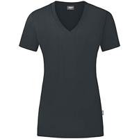 JAKO C6120D T-Shirt Organic Dames - Antraciet - 44 - thumbnail