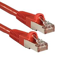 LINDY 47364 RJ45 Netwerkkabel, patchkabel CAT 6 S/FTP 2.00 m Rood 1 stuk(s) - thumbnail
