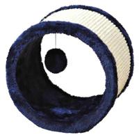 TRIXIE SPEELROL SISAL / PLUCHE BLAUW / NATUUR 23X23X20 CM - thumbnail