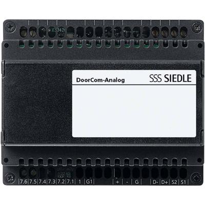 Siedle 200030430-00 Adapter deurintercom/ telefoonsysteem voor Accessoires voor deurintercom Analoog Zwart