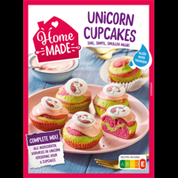 HomeMade Complete Mix voor Unicorn Cupcakes 260 g bij Jumbo - thumbnail