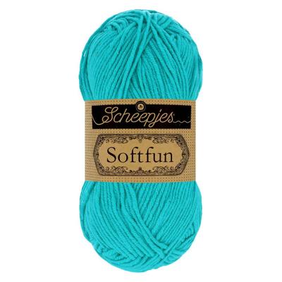 Scheepjes Softfun 2423 Bright Turquoise Scheepjes Softfun 2423 Bright Turquoise