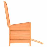 VidaXL Kattenhuis 50x46x43,5 cm massief grenen- en vurenhout - thumbnail