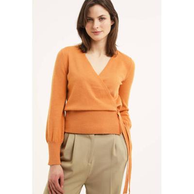Ivy Beau fijngebreide top Resie oranje Ivy Beau fijngebreide top Resie oranje