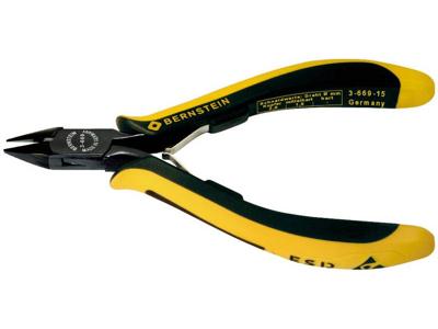 Bernstein Tools for Electronics 3-689-15 Platte rondbektang ESD Speciaal staal 145 mm