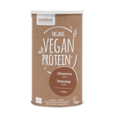 Purasana Purasana Vegan Proteine Zonnebloem Hennep Pompoen Cacao Bio (400g) Purasana Purasana Vegan Proteine Zonnebloem Hennep Pompoen Cacao Bio (400g)