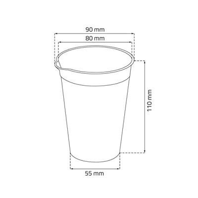 Keeeper Maatbeker 250ml transparant