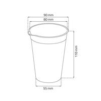 Keeeper Maatbeker 250ml transparant - thumbnail