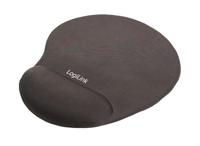 LogiLink ID0027 Muismat met polssteun Ergonomisch Zwart (b x h x d) 195 x 3 x 230 mm - thumbnail
