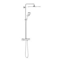 GROHE Rainshower SmartActive Regendoucheset Opbouw -hoofddouche 31cm - handdouche vierkant - thermostatisch - SmartActive - chroom 26652000 - thumbnail