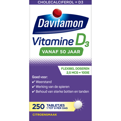 Davitamon Vitamine D 50+ Tabletten Davitamon Vitamine D 50+ Tabletten